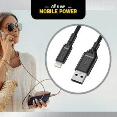 Otterbox Lightning To Usb-A Cable &ndash; Standard 1 Meter - Black